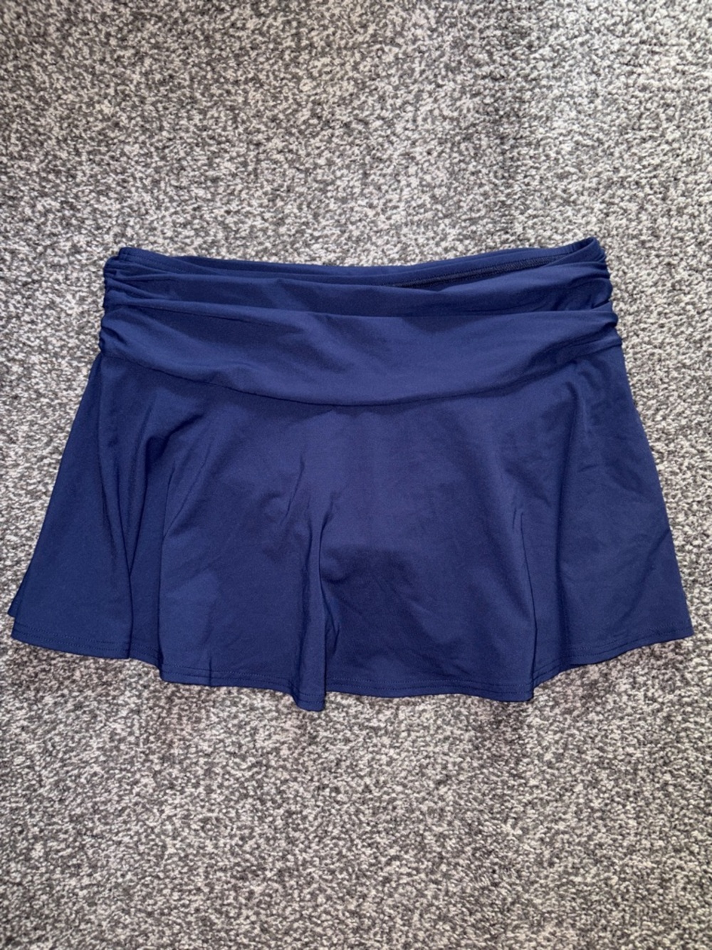 Land’s End Swim Skirt Bikini Bottom Low Rise Navy Size 6/Small - Picture 2 of 11